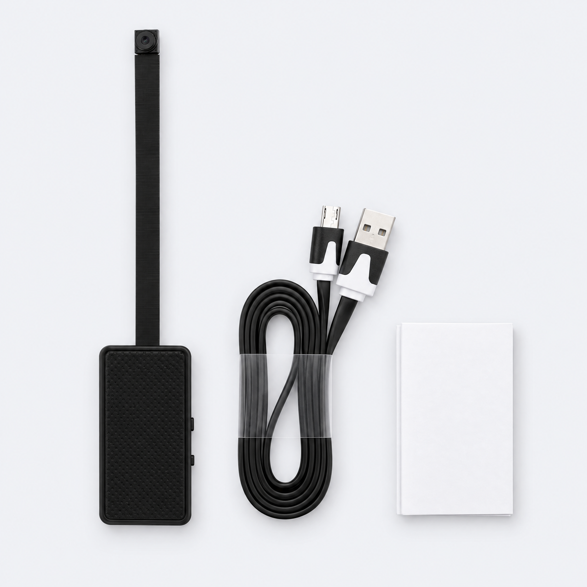 In the box: camera, USB cable and quick start guide